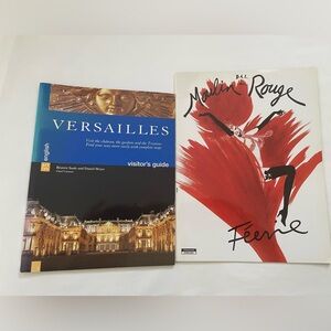 France Tourism Versailles Visitors Guide, Moulin Rouge Souvenir Program Bundle